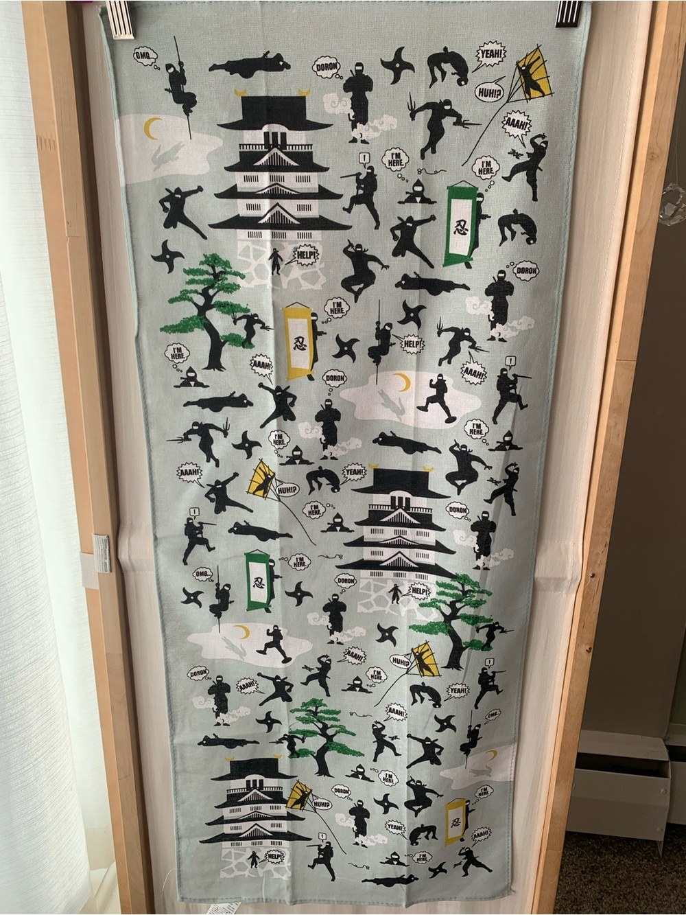 Japanese Doron Manga Series Tea Towel